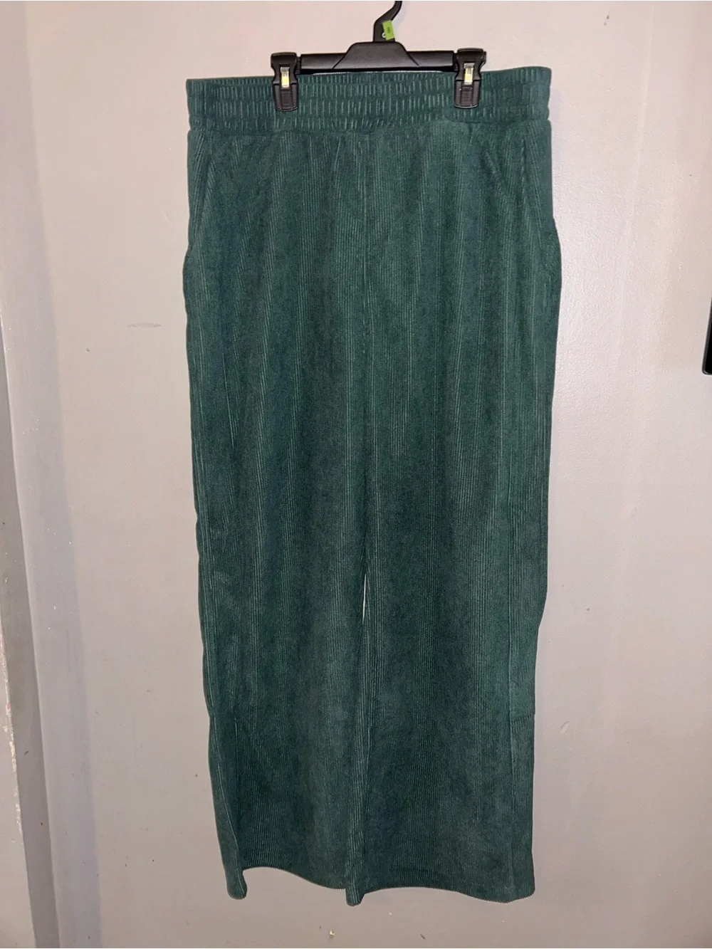Halara Pants - High Waisted Pocket Straight Leg Baggy Mop Corduroy Casual